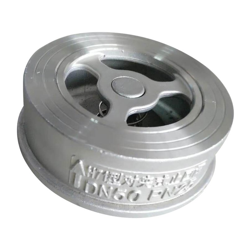 不锈钢对夹式止回阀H71Wo-16P 304立式升降式逆止阀DN40 50 80 10