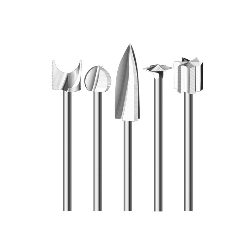 新电动木工雕刻刀木工铣刀木雕根雕刀打磨镂空雕刻工具套装电磨配