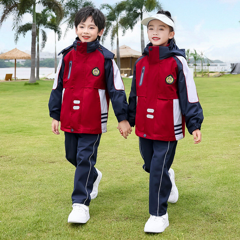 小学生校服儿童幼儿园班服冲锋衣