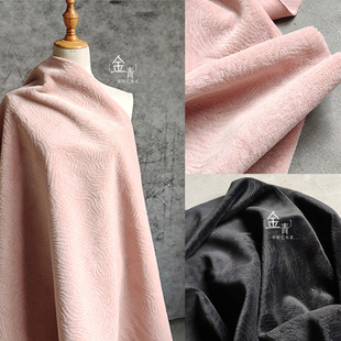 复合羊剪绒布 加厚双面麂皮绒 纯澳毛皮草皮毛一体仿貂皮大衣布料