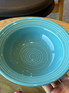TOXTON正品耐高温酷彩系列蓝色17cm釉下彩陶瓷酸奶碗