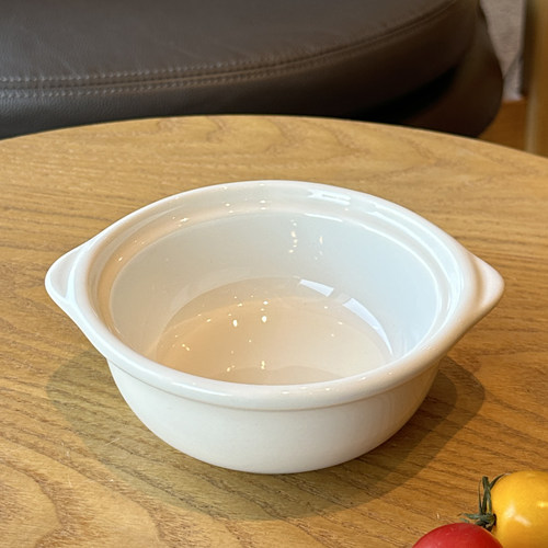Tuxton乳白双耳陶瓷酸奶碗250ml