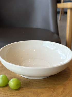 TUXTON高颜值沙拉碗陶瓷8寸汤面碗吃面碗小汤碗家用装菜碗圆碟