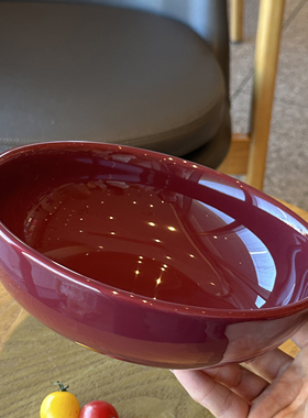 Tuxton漂亮陶瓷大汤碗咖喱饭碗沙拉家用炖菜碗深汤碗