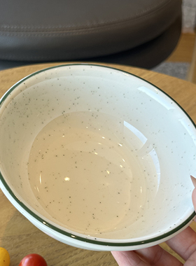 TUXTON正品芝麻点线条陶瓷餐碗ins韩国咖啡厅早餐沙拉汤面碗粥碗