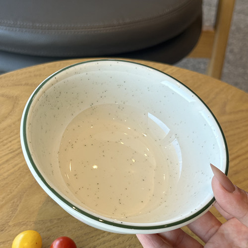 TUXTON正品芝麻点线条陶瓷餐碗