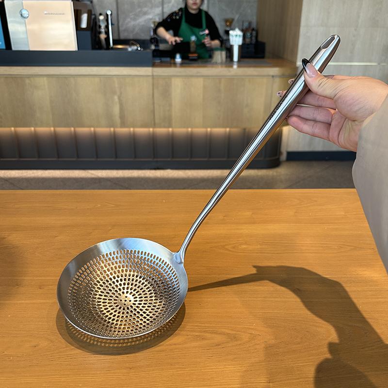 食品级316不锈钢大漏勺