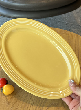 TUXTON正品多巴胺碗盘韩国ins酷彩釉下彩陶瓷牛排蛋糕沙拉意面盘