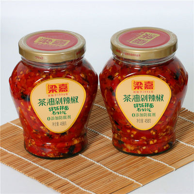 梁嘉剁辣椒腊八豆萝卜丁外婆菜脆笋茶油红薯香辣饭菜脆笋即食酱菜