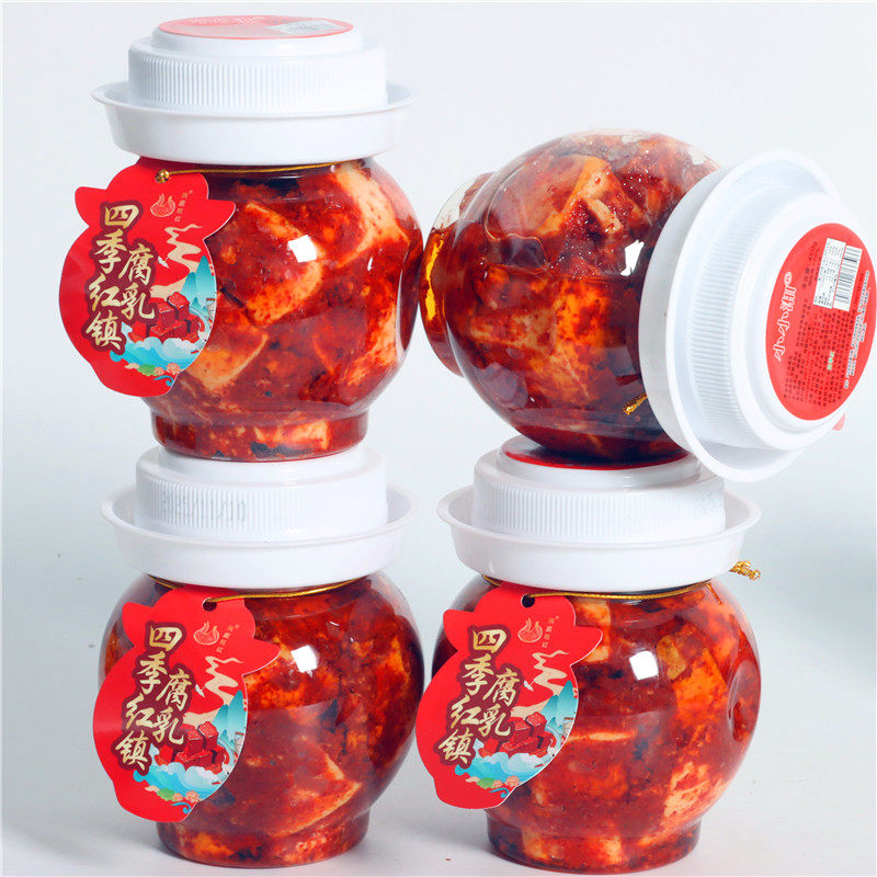 小小湘红油腐乳450g湖南特产霉豆腐瓶装懒人下饭猫鱼豆腐商超批发