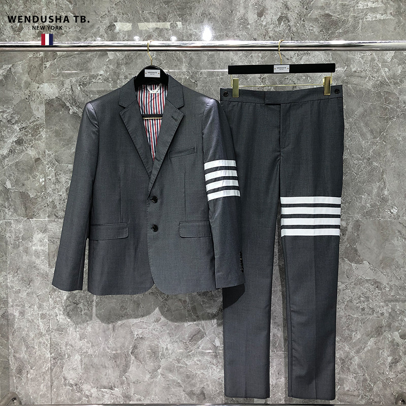 潮牌tb西装套装男女情侣装经典款西服白领伴郎商务潮牌正确版品牌