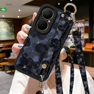 琛赋适用华为畅享80手机壳70新款 60山茶花50斜挎背带挂绳70s畅想20Plus腕带10软硅胶9麦芒11保护套10se女A20