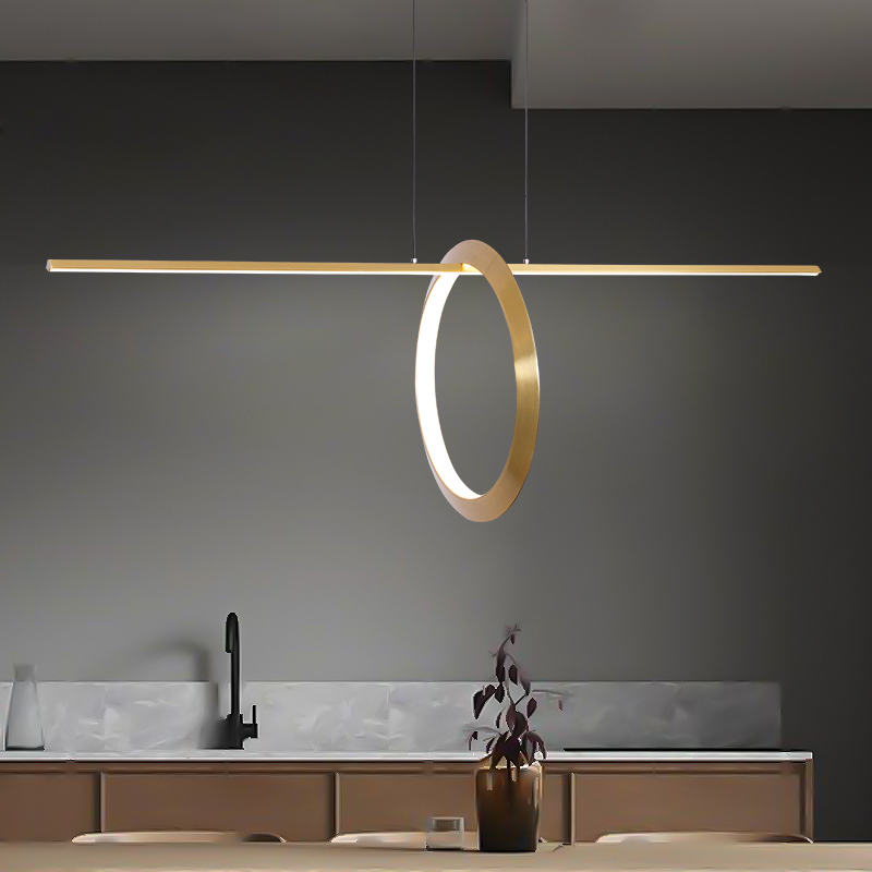 后现代风设计师样板房餐厅吊灯