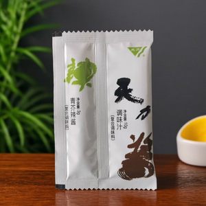 天力青芥辣3g+调味汁10g连体包二合一小包装寿司迷你包商用家用