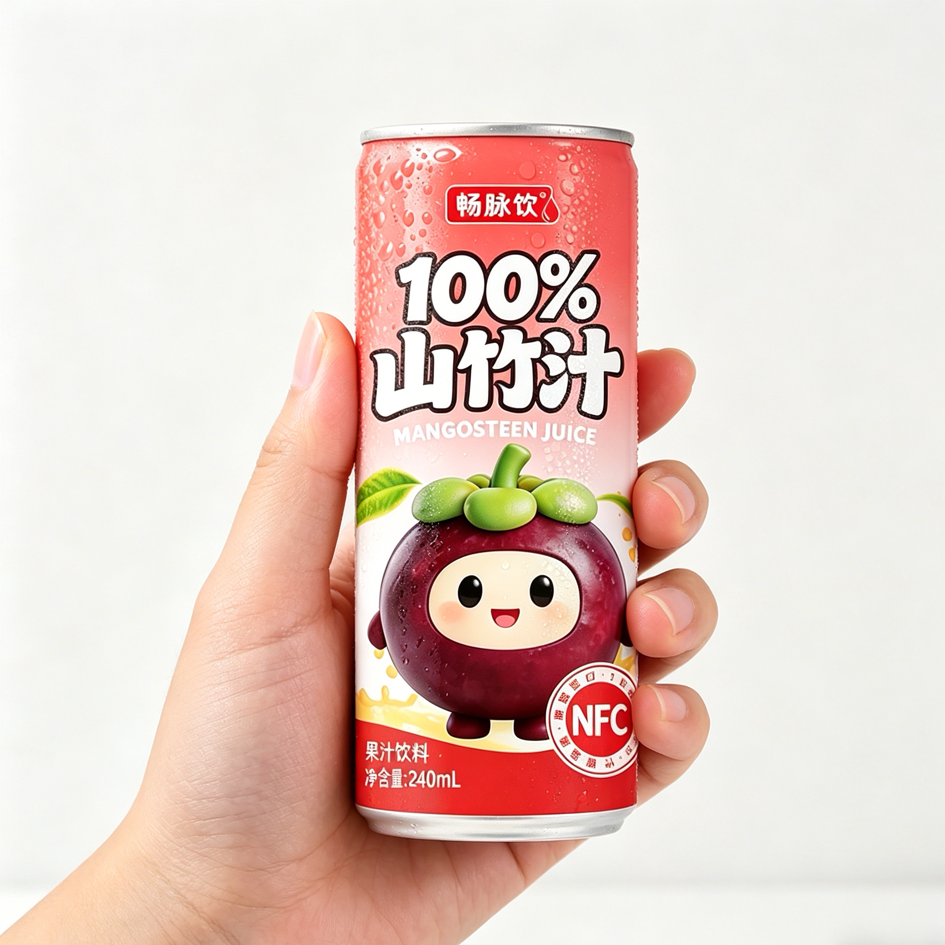 畅脉饮100%复合芭乐汁/100%复合山竹汁240ml*8罐易拉罐装