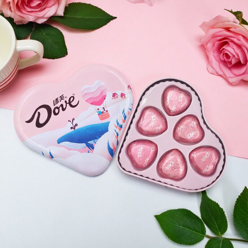 德芙心语牛奶巧克力送女朋友节日闺蜜生日礼物喜糖结婚伴手礼盒装