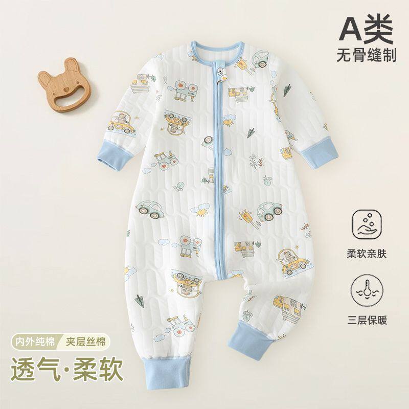 儿童秋冬季三层保暖睡袋