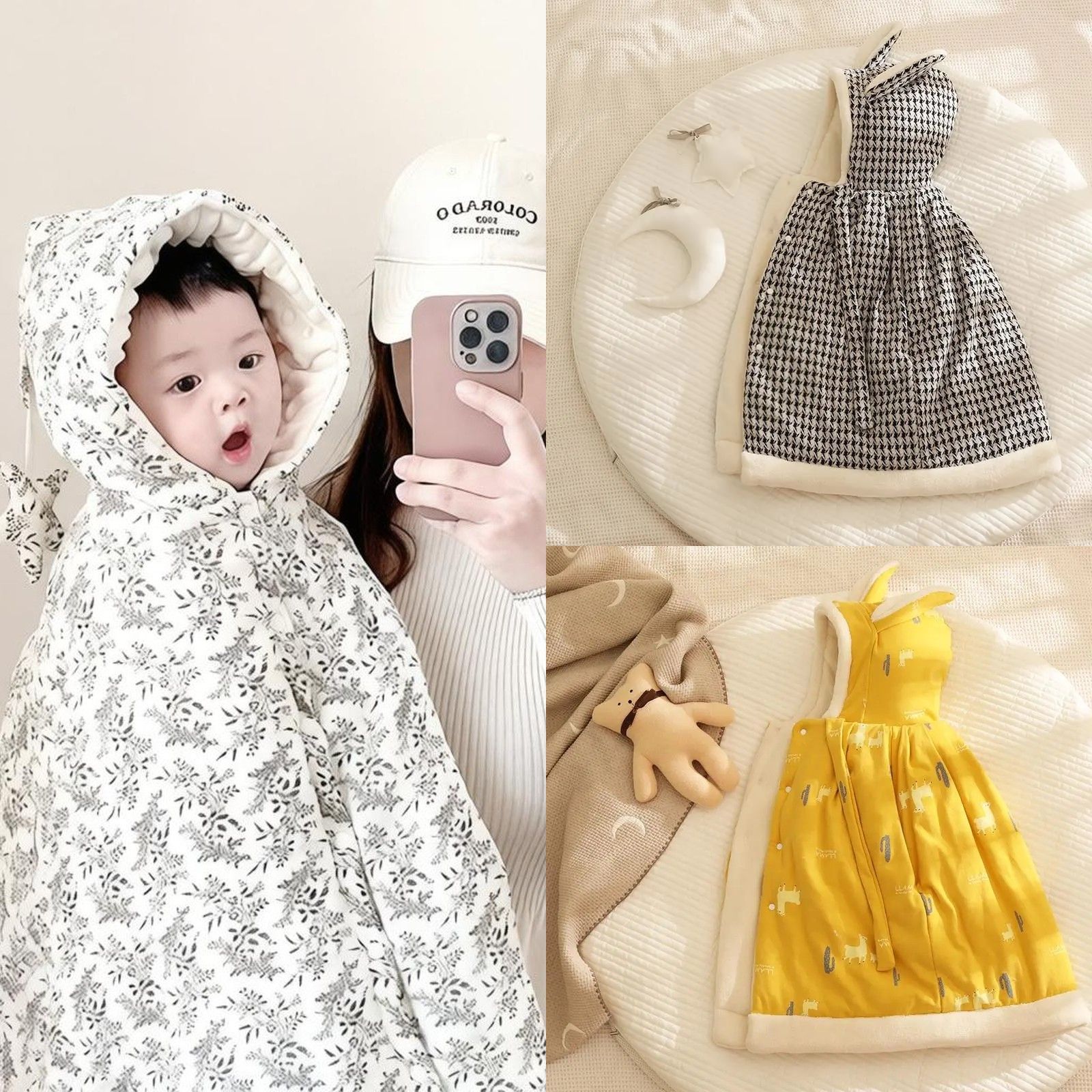 婴儿披风斗篷外出抱被秋