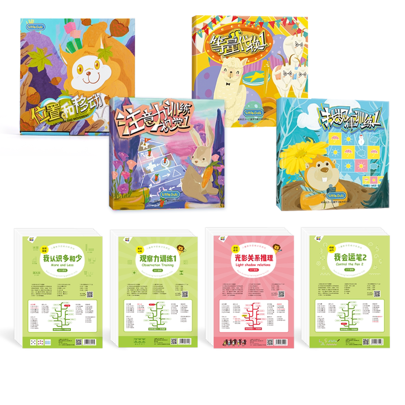幼儿园中班益智思维训练玩具套装