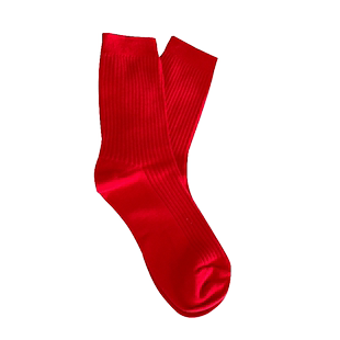 大红色本命年酒红袜子女中筒袜秋冬季男士龙年结婚暗红色情侣棉袜