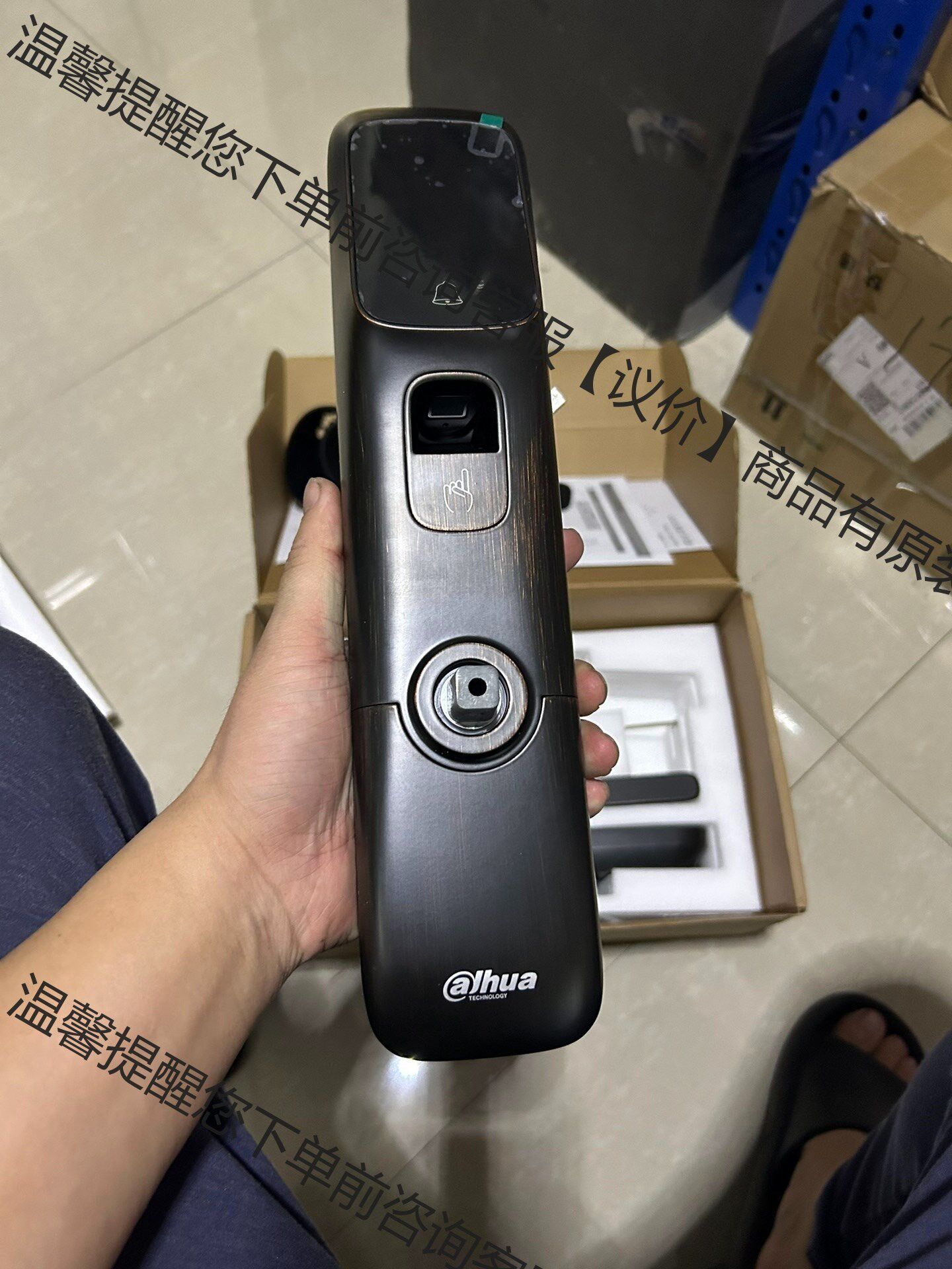 全新大华乐橙海康8系指纹解锁密码刷卡指纹锁防盗门指纹锁,dh