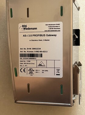 客服在线:全新必威ASI3.0PROFIBUS通讯模块,型号是BWU2【议价】