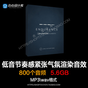 Lens Distortions Endurance 电影预告转场紧张低音氛围音效素材