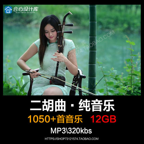 民族乐器 纯音乐轻音乐二胡演奏欣赏表演背景曲mp3歌单文件下载