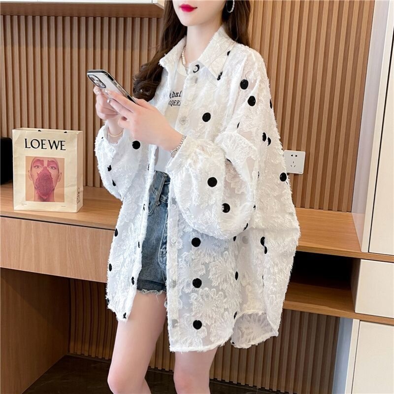 女士2025新款防晒衣中长款超仙女外穿夏季薄款宽松休闲显瘦防晒服