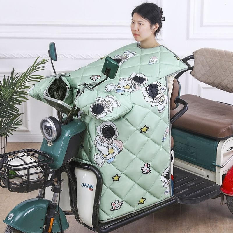 三轮车挡风被电动车夏季防晒罩电瓶摩托车夏天防水挡风四季通用