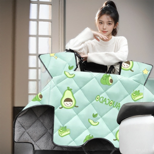 专用飞鹰F150摩托车挡风被冬季新款加绒加厚电瓶车防风罩四季通用