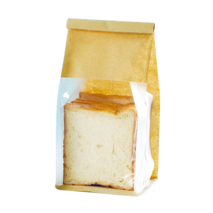 铁丝封条面包吐司袋450g糕点打包烘焙纸袋食牛皮纸袋土司袋包装袋