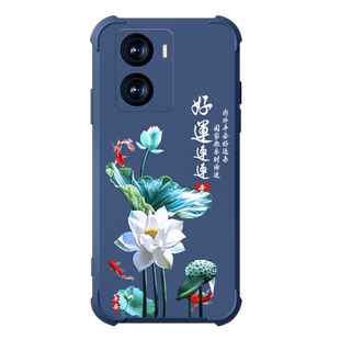 好运莲莲vivoy35手机壳新款y35+液态硅胶y35m保护套y35m+四角气囊防摔镜头全包软壳男女潮牌高级超薄外壳国风