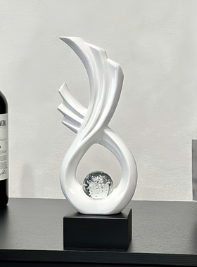 风生水起客厅摆件轻奢