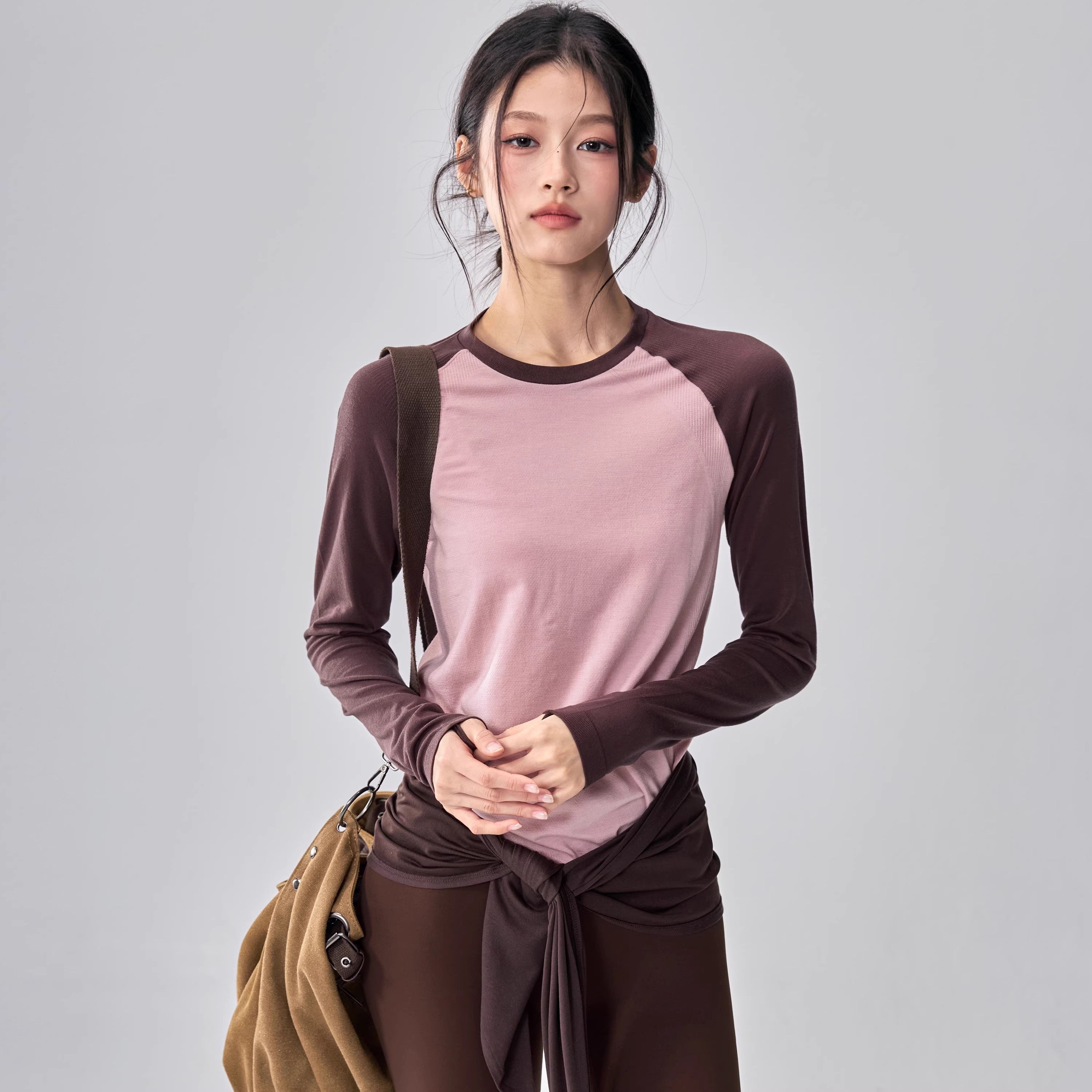 LULU VURU瑜伽套装美利奴羊毛跑步训练长袖速干高弹运动健身上衣,运动服/休闲服装,健身衣,淘宝优惠券,粉丝福利购,淘宝优惠卷