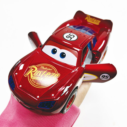 大号可开门赛车总动员儿童3岁6男生玩具合金汽闪电麦昆坤益智回力