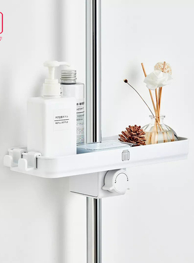 大白diiib大小方盒易装置物架黑白色托盘淋浴花洒洗漱用品收纳架