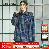 蝴蝶结个性 niko 文艺上衣496209 女2026春季 新款 and ...衬衫