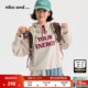 新款 niko 字母印花连帽卫衣654811 十五 2026春季 and ...卫衣女