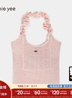 tiy nie yee手提包女新款时尚荷叶通勤气质手拎包283999