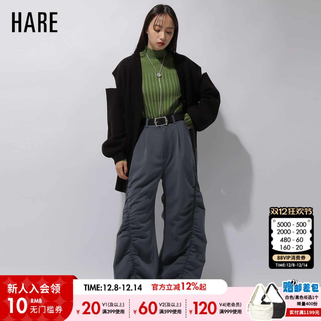 图片中的配饰配件均为搭配用，不做赠品销售