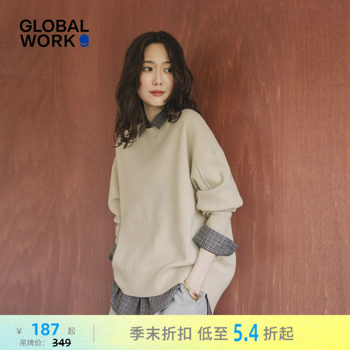 GLOBALWORK2025冬季新款针织衫