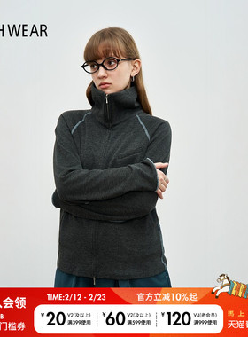 BUCH WEAR外套女2026春季新款时尚高领简约气质日系外衣323064