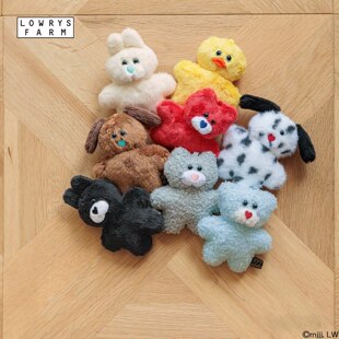 LOWRYS FARM  MOJOJOJO联名系列2025新款可爱毛绒钥匙挂件589190
