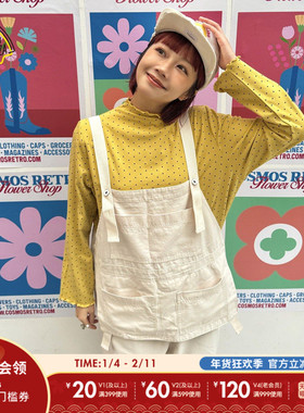 SEE YOU at PIZZA打底衫女2026春季新款彩色波点半高领T恤644764