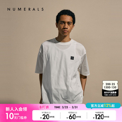 NUMERALS T恤男2026夏季新款户外运动风圆领短袖上衣637705