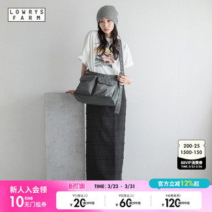 LOWRYS FARM单肩包女2025春夏简约大容量便携斜挎邮差包138000