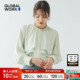 拼接小清新长袖 GLOBAL 上衣601020 女2026春季 新款 WORK 衬衫