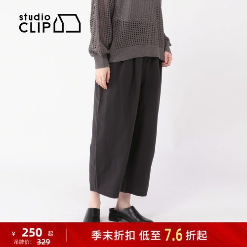 蕾丝拼接裤装 慵懒宽松版型柔和