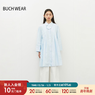 纯色简约宽松日系中长款 女25春季 上衣249709 WEAR衬衫 BUCH